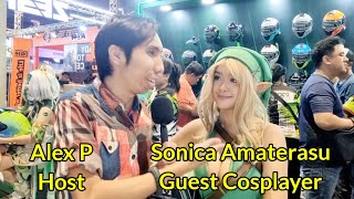 Qa With Sonica Amaterasu Makina Moto Day 3 April 6,2025 Smx Moa Motorshow Philippines Cosplay Zelda