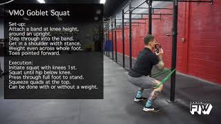 VMO Goblet Squat