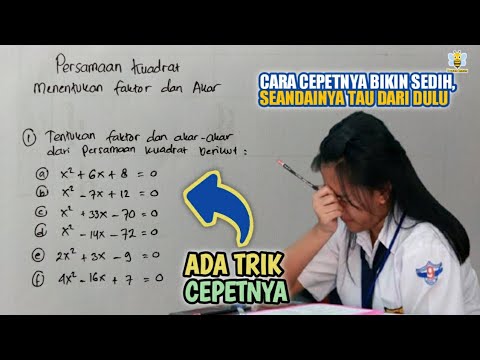 Video: Apa contoh persamaan kuadrat?