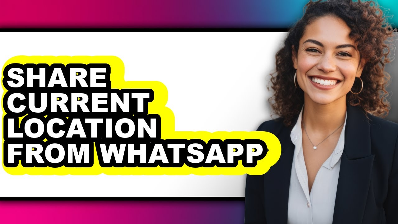 How to Share Current Location from Whatsapp (updated)