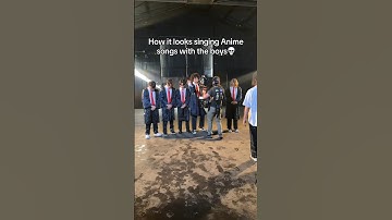 anime songs with the boys 😍