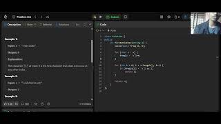 First Unique Character in a String   || LeetCode || In Hindi
