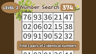 Find the Pairs, Save Your Brain  2-374