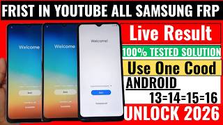 All Samsung FRP Bypass 2026 🔥 Android 15/16 Unlock | Skip Google Account Verification No PC