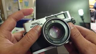 Olympus 35 RD example of properly working aperture