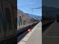 Départ d’un Astoro RABe 503 CFF à Montreux avec la livrée: Zürich-München. 🤩🇨🇭