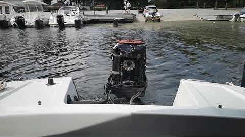 Mercury 80 hp 1978 dies when in gear from idle