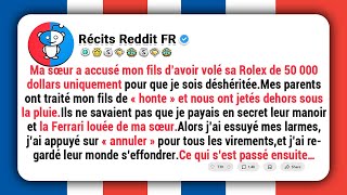 Ma sœur a accusé mon fils d’avoir volé sa Rolex uniquement pour que je sois déshéritée. Elle ne sa..