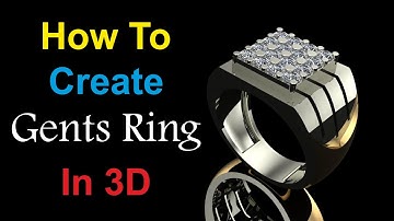 How To Create Gents ring In 3d || Gemvision Matrix 9 Tutorial #14