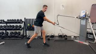 Keiser Split Stance 1 Arm Row Profile