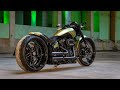 😈 Harley-Davidson FXDR ‘Golden Lime’ customized by Thunderbike’ customized by Thunderbike