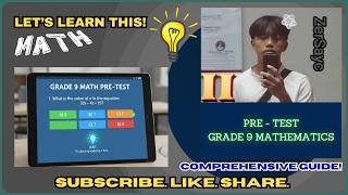 PRE-TEST | GRADE 9 MATH (TAGALOG/FILIPINO EXPLANATION)
