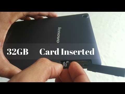 Lenovo Tab 2 A8-50F How to insert Micro - YouTube