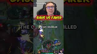 Why Faker Doesn't Talk About The Baus 1v1... #leagueoflegends