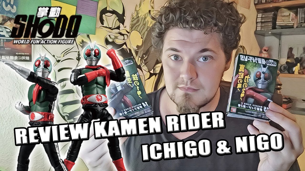 Kamen Rider Ichigo & Kamen Rider Nigo Shodo Figures Review