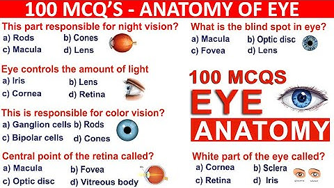 Eye mcqs | anatomy of human eye mcqs | 100 mcqs human eye anatomy | optometry mcqs | #optometrists