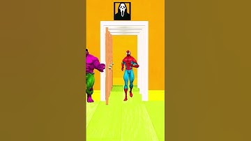 🚪 Hulk’s Door Locking Skills! Will He Ever Get It Right? 💚😂 #gta  #hulk #animation #spiderman