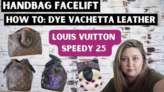 Louis Vuitton Vintage Speedy 35 Lion King (refashioned: hand-painted)