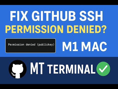 How to Connect GitHub with Terminal (SSH Fix for M1 Macs)