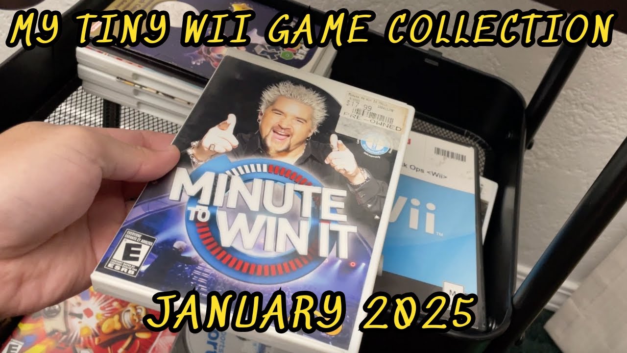 My tiny Wii Game Collection | January 2025 #whattmeter #wii