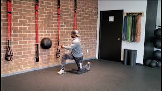 Half Kneeling Med Ball Side Throw