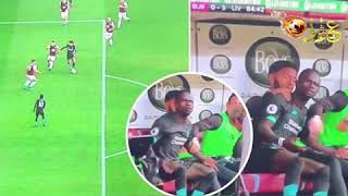 غضب ساديو ماني من محمد صلاح ورد فعل غريبه من فيرمينو والنادي يحذف اللقطه