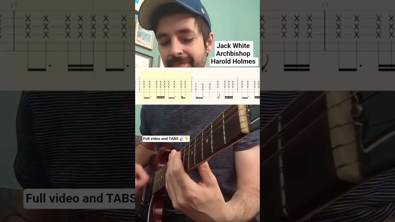 Jack White Archbishop Harold Holmes Playalong W Tabs Full Video 
