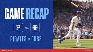 Game Highlights: Imanaga Shines and Morel Walks It Off Against Pittsburgh In the Ninth | 5/18/24