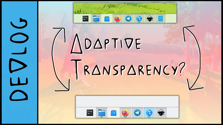 KDE Plasma 5.22: Adaptive Transparency