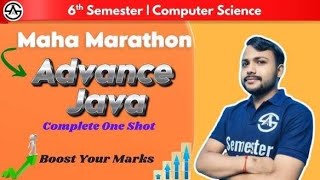 Advanced java Marathon 6th semester. #bteup 