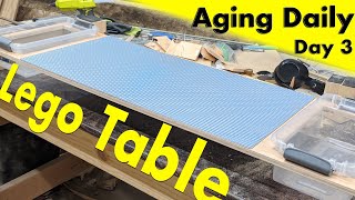I Made a Lego Crafting Table Instead of Getting Sweaty | Aging Daily: Day 3