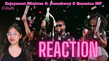 D-Black - Enjoyment Minister ft. Stonebwoy & Quamina MP (Official Music Video)\\ REACTION!!