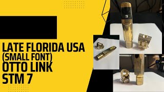 Vintage Late Florida USA small font Otto Link STM 7 Play Test