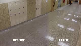 Terrazzo Before and After Transformation