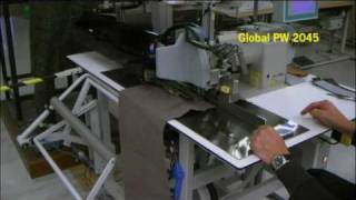 GLOBAL PW 2045 - Automatic pocket welting machine