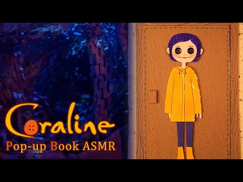ASMR | 수제  동화책🧵코렐라인 팝업북 ASMR / 수제북 한국어 속삭임 Eng sub 日本語字幕