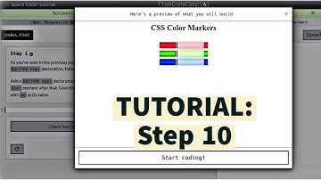 freeCodeCamp CSS - Building Color Markers (step 10)