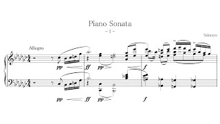 Piano Sonata - I - - YouTube