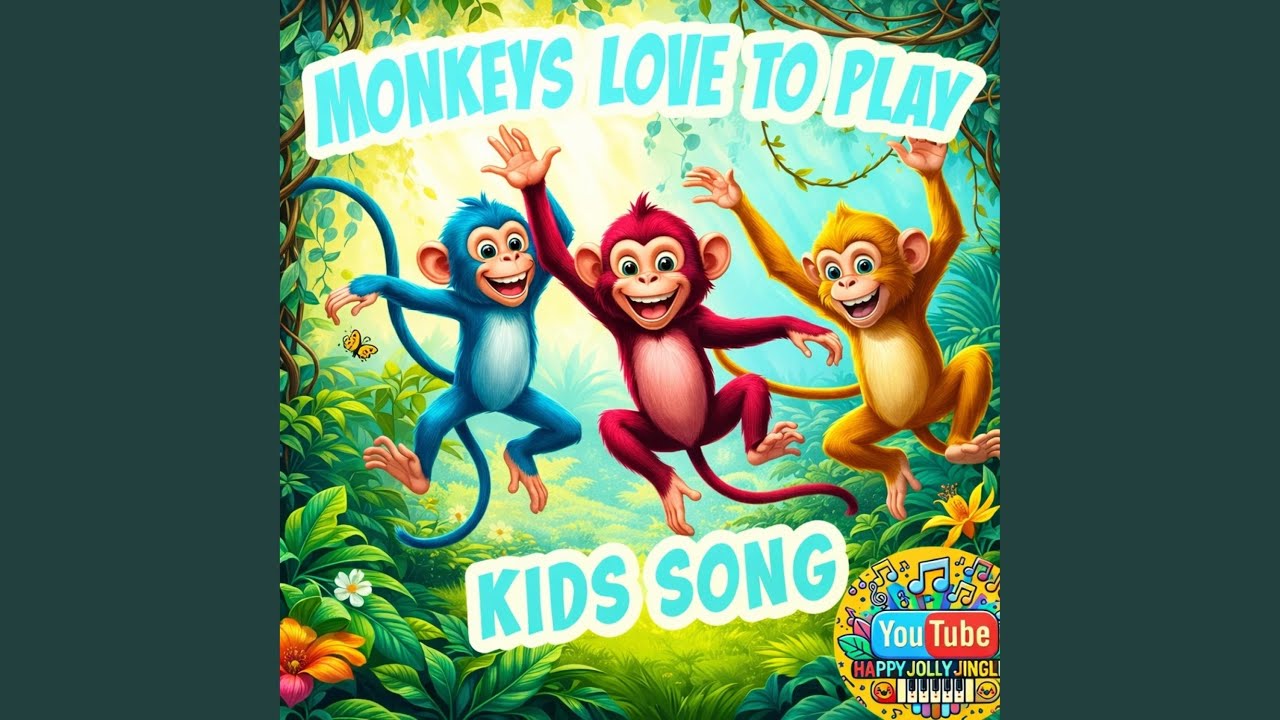 Monkeys love to Play | Kids Educational Songs