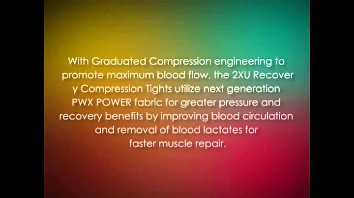 2XU Women's Compression Recovery running tights