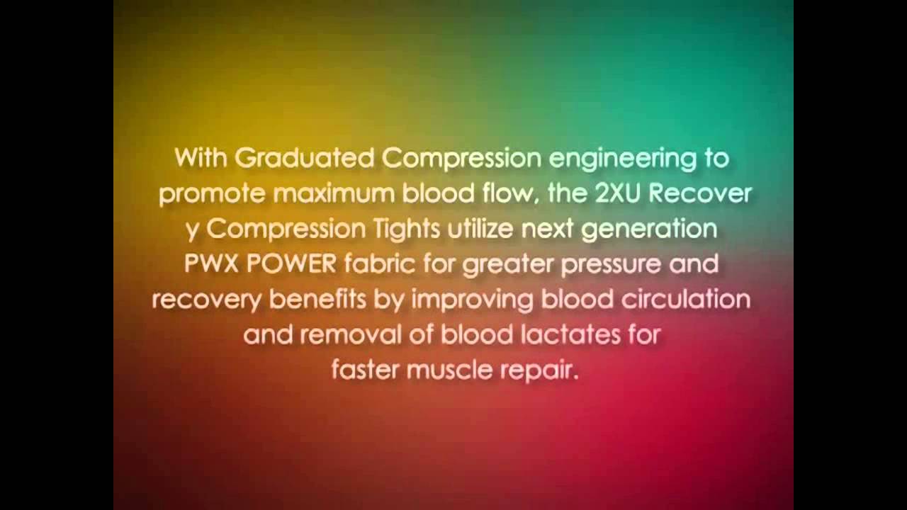 2XU Women's Compression Recovery running tights