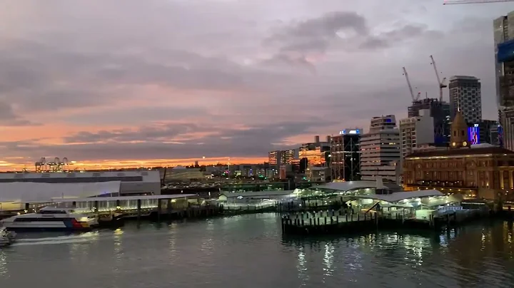 Early morning Princes Wharf Auckland New Zealand