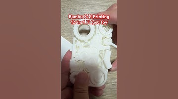 Bambu X1C Printing 12-in-1 Fidget Toy #bambulab #3dprinting #3dprinter #fidget