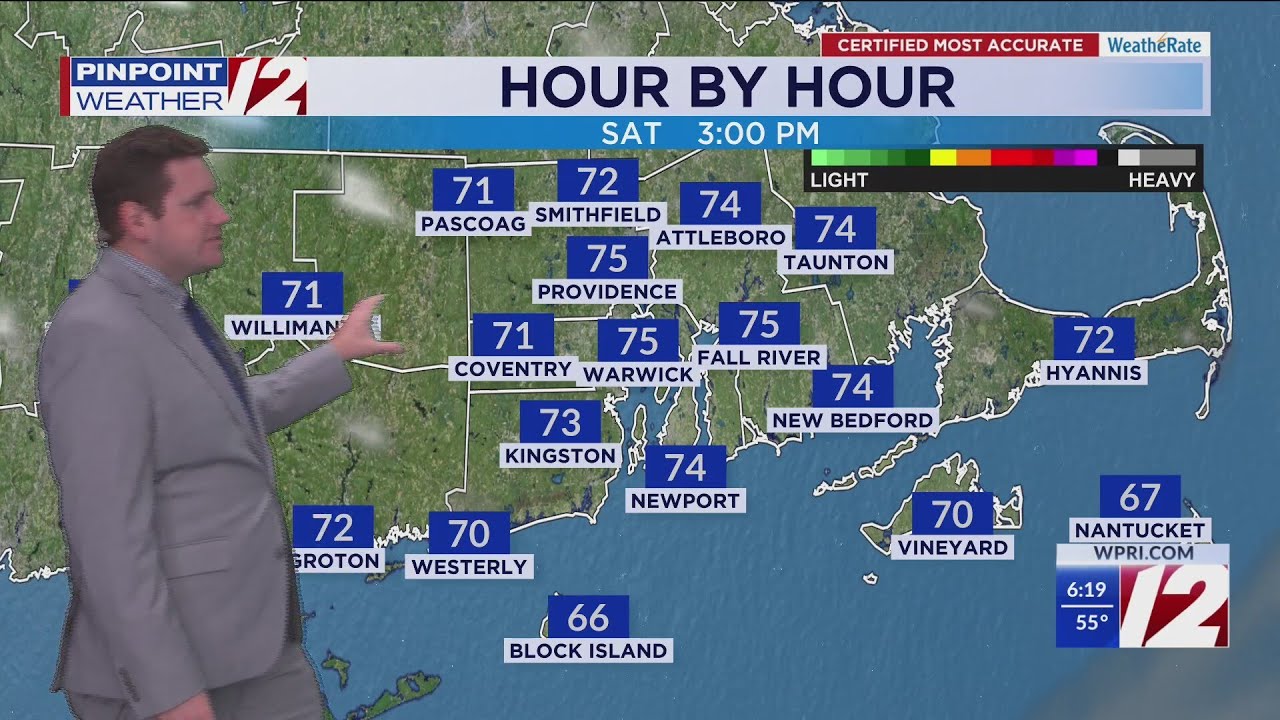 WPRI 12 Weather Forecast 8/30/25: Nice, Dry This Weekend - YouTube