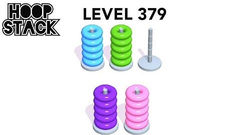 Hoop Stack Level 379 | Puzzle Game  | Complete Level