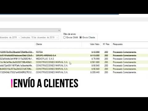 Envío de documentos electrónicos - Facturación electrónica DIAN