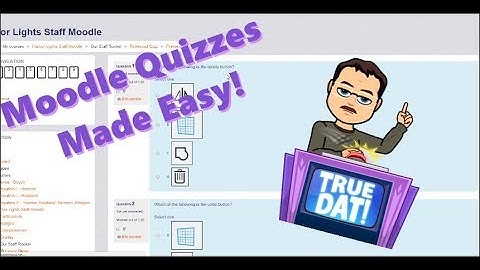 Quick Quizzes! Mastering Moodle in Minutes
