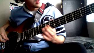 Video thumbnail of "At Night - The Cure (bass cover)"