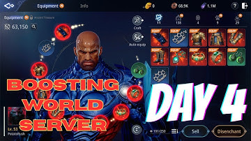 MIR4 BOOSTING WORLD SERVER GAMEPLAY DAY 4 #MIR4