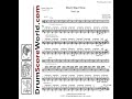Drum Score - Dua Lipa - Don't Start Now (preview)